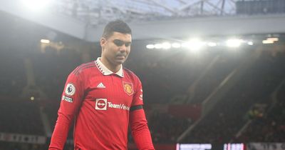 'When he goes off we can't play' - Man United fans react to Casemiro red card vs Crystal Palace