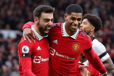 Manchester United 2-1 Crystal Palace: Bruno Fernandes and Marcus Rashford inspire win despite Casemiro red
