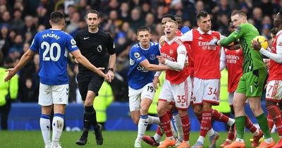 What Mikel Arteta did to Oleksandr Zinchenko as tempers flared after Arsenal defeat vs Everton