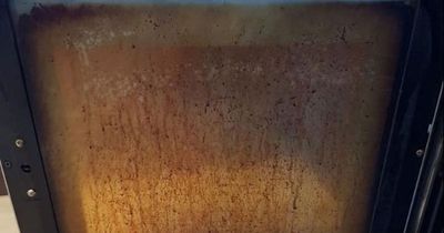Mrs Hinch fans' praise 5p hack to banish 'caked on' brown stains on oven door glass