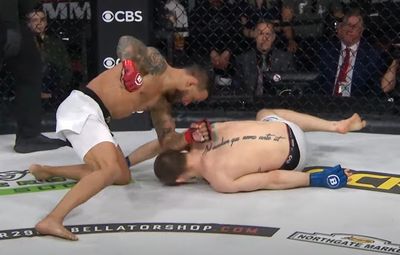 Bellator 290 video: Chris Gonzalez puts Max Rohskopf on wobbly legs, wins by second-round TKO