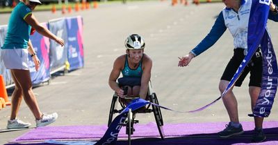 Lauren Parker powers to fifth straight Oceania Paratriathlon crown in Newcastle
