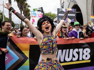 Pride march baths Melbourne streets in rainbow colours