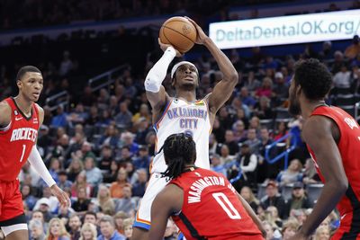 Player grades: SGA’s 42 points leads Thunder to impressive 153-121 win over Rockets