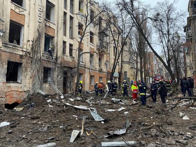 Russian missile hits residential building in Ukraine's Kharkiv -mayor
