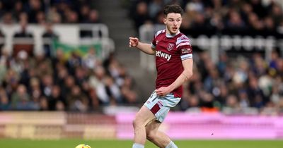 David Moyes reveals Declan Rice's summer price tag amid Arsenal transfer links