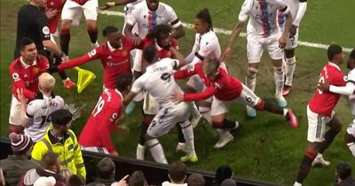 VAR missed second neck grab in 20-man Man Utd and Crystal Palace brawl