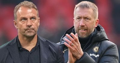 Germany boss Hansi Flick spotted at Stamford Bridge as pressure mounts on Graham Potter