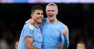 Man City ace Rodri sends title warning to Arsenal with Erling Haaland prediction
