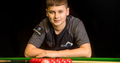 Meet the 14-year-old snooker star who trains with world champions and wins matches on TV