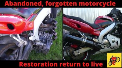Watch: An Abandoned Yamaha YZF-600R Thundercat Gets Restored