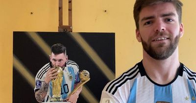 Co Derry artist hailed for brilliant 'lifelike' Lionel Messi painting