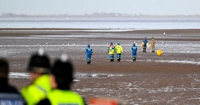 Bomb squad attempts to detonate suspected WWII bomb on beach after discovery in garden