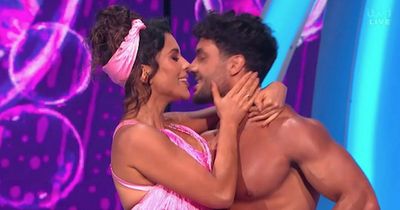 Dancing On Ice's Ekin-Su defies critics in pink dress as she's joined by Davide on the ice