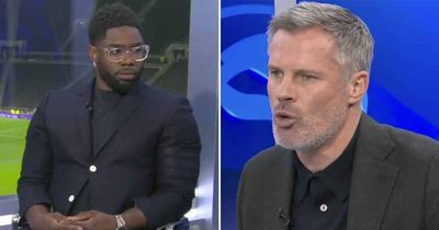 Jamie Carragher snaps back at laughing Micah Richards in heated Erling Haaland debate