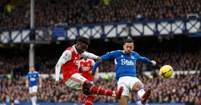 What Bukayo Saka did to Jordan Pickford in Arsenal defeat at Everton