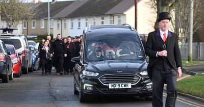 Hundreds gather for funeral of teenager stabbed to death as he travelled to visit girlfriend