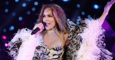 Jennifer Lopez showcases her sultry dance moves as she gears up for Grammys performance