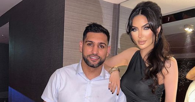 Amir Khan and wife Faryal Makhdoom in Edinburgh as they celebrate pal's son's 18th birthday