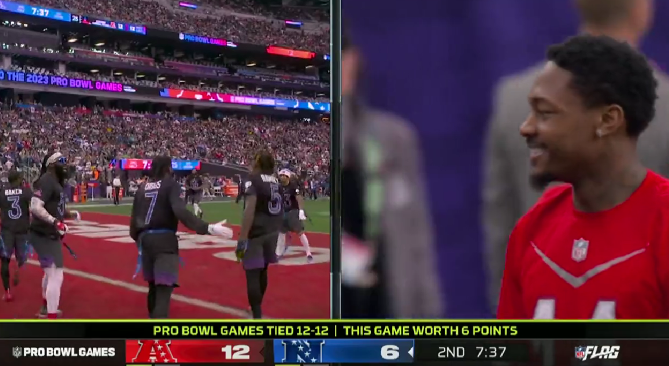 Trevon Diggs unexpectedly picked off his brother…