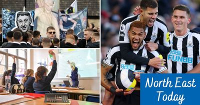 North East Today: Joelinton's St James' Park gender reveal and Gordon Gault tribute at Wembley