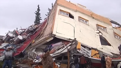 Watch: Aftermath of 7.8 magnitude earthquake in Turkey as rescuers search for survivors