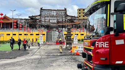 Police not treating Buddhist temple fire in Melbourne's south-east as suspicious