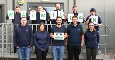Staff at Dalbeattie IT firm aim to raise £5,000 for Macmillan Cancer Support