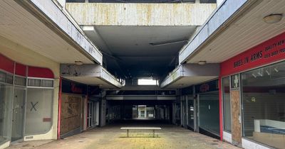 Inside eerie abandoned shopping centre where every store has shut ahead of demolition