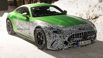 New Mercedes-AMG GT Coupe Spied With Rear Seats And Charging Port