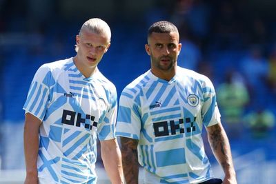 Kyle Walker insists Erling Haaland is a not a problem for Manchester City