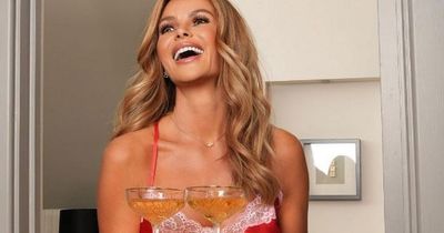 Amanda Holden looks ready for Valentine's Day in sexy lingerie from Boux Avenue