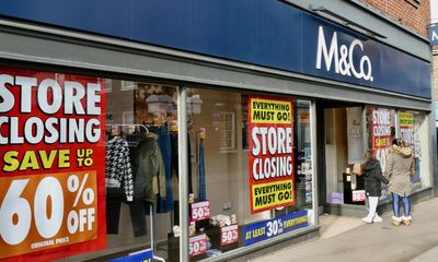 Clothing retailer M&Co to close 170 shops with loss of up to 1,900 jobs