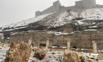Fears for ancient sites after earthquake destroys parts of Gaziantep Castle