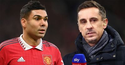 Gary Neville warns against Casemiro appeal as ex-referee disputes Man Utd claims