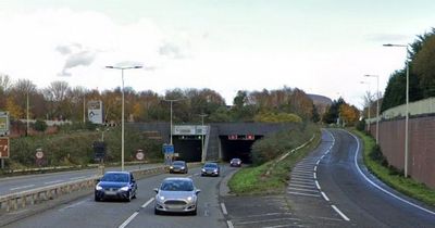 Crash involving car and motorbike partially closes tunnel in Cardiff