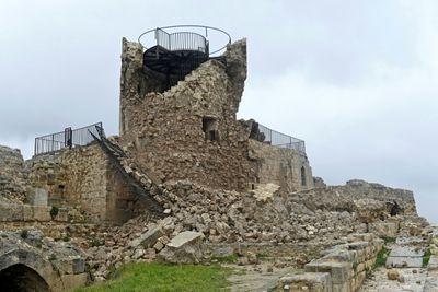 Quake damages ancient citadel in Syria's Aleppo