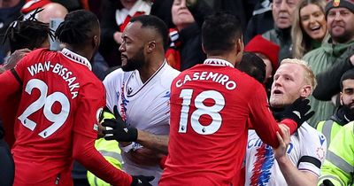 Manchester United told why Casemiro was sent off vs Crystal Palace and Jordan Ayew wasn’t