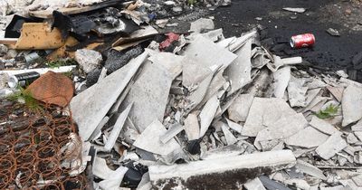 Ayrshire village's community skip under threat after asbestos dumped