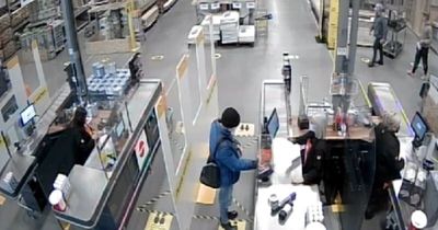 CCTV shows Scots killer buying hammer and cement in B&Q before murdering mum and child