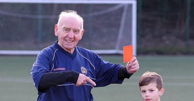Britain's oldest referee officiates three games a week - and has no plans to stop at 89
