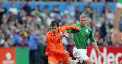 Son of former Ireland midfielder hails dad after debut goal