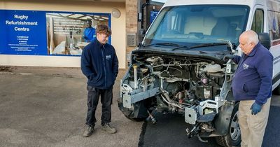 Charity van's engine, bonnet and gearbox taken by thieves