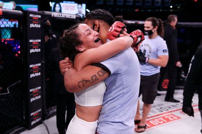 Maria Henderson officially joins husband Benson on Bellator roster: ‘It’s something we’ve always hoped for’