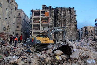 Hundreds still under earthquake rubble in rebel-held Syria - rescue workers