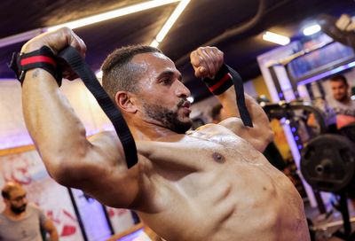 Egyptian bodybuilder collects trash to fund his dream