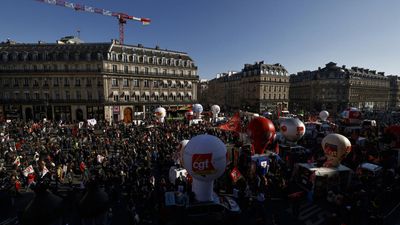 More than 750,000 protest against pension reform across France