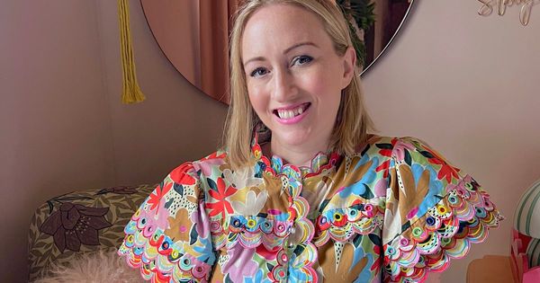 Mum turned her home into a pastel pink palace - painting every room and saving £10k by doing DIY