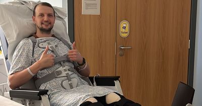 Lanarkshire cyclist who broke his back in hit-and-run urges driver to 'have a conscience'