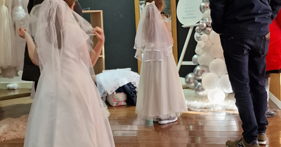 Irish school saves parents hundreds by offering free Communion dresses and suits